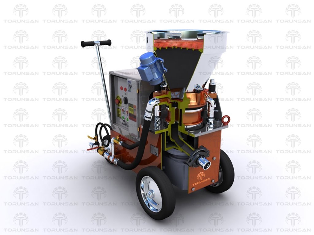 TRN-CSM-400 Shotcrete Çimento Püskürtme Makinesi (4 m³)
